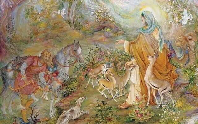 zamen-ahoo-painting-by-farshchian-1389